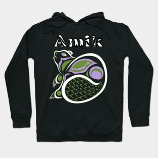 Amik (Beaver) genderqueer Pride Hoodie